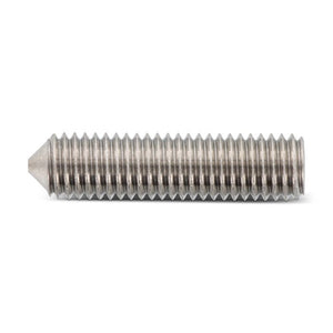 DIN 914 / ISO 4027 - Stift filetat cu locas hexagonal varf conic ascutit - M 12 x 80 mm - 50 buc. - Admira Distribution