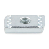 Piulita dreptunghiulara din otel zincat pentru profil aluminiu 41x41 sau 41x21