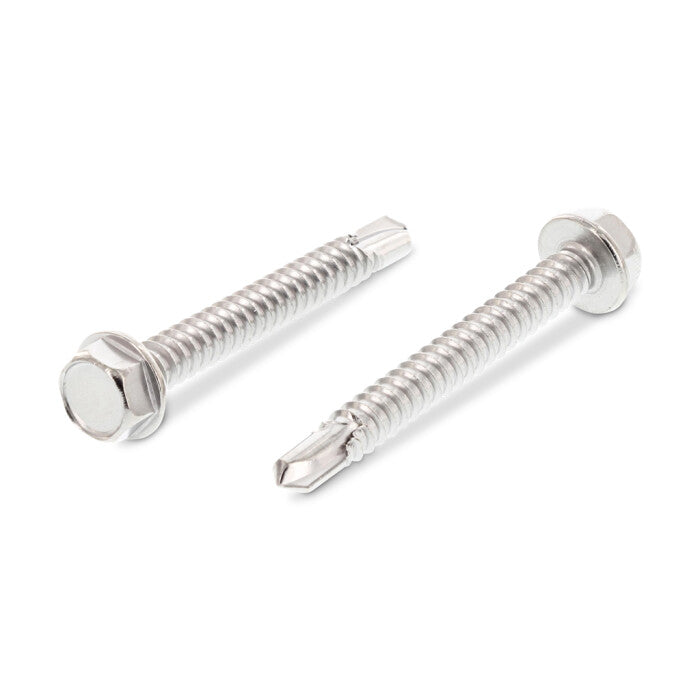 ISO 15480 - Surub autoforant cap hexagonal si flansa, tip K - 4,8 x 80 mm - 200 buc.