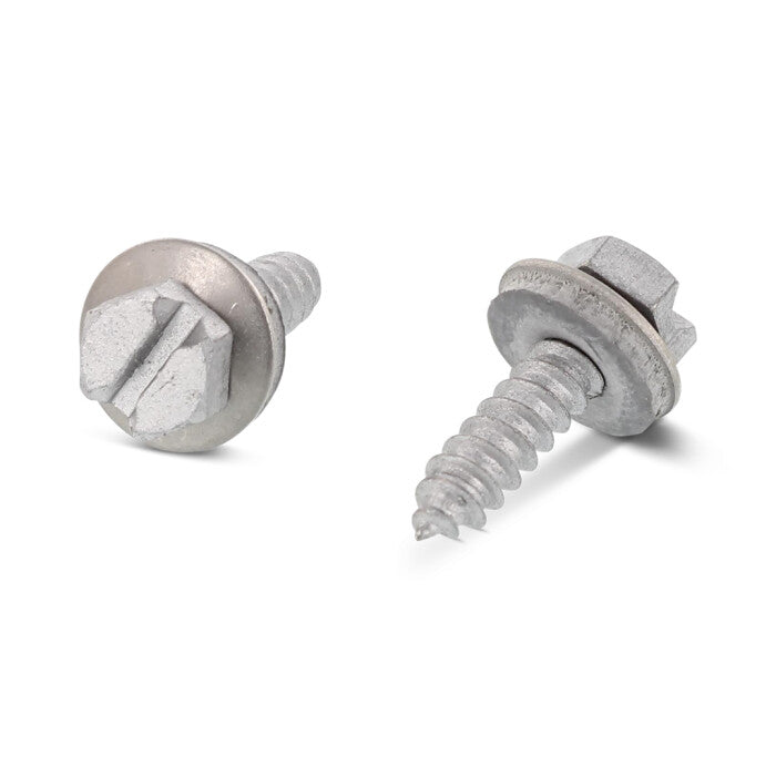 DIN 7976 - Surub autofiletant cap hexagonal cu slot saiba EPDM - C 4,8 x 19 SZ, EPDM-washer 12 mm - 500 buc.