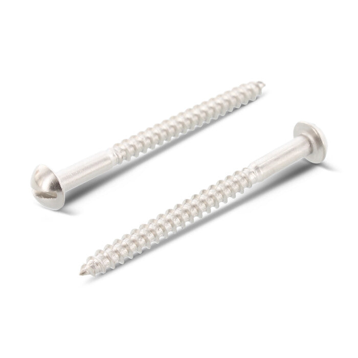 DIN 96 - Surub lemn dulgherie cap bombat crestat filet partial - 6,0 x 30 mm - 200 buc.