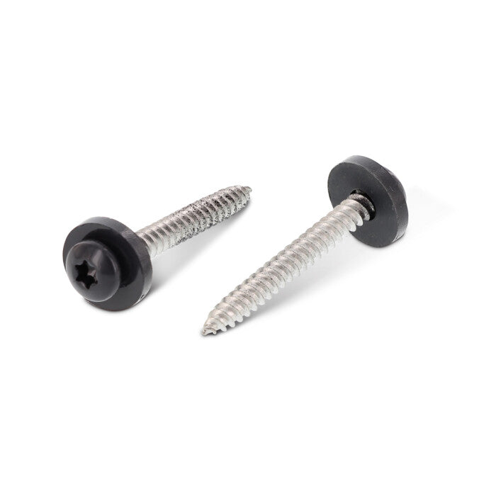 Surub pentru glaf cu saiba poliamida, filet pas mic - C 3,9 x 25 TX 15 - RAL 7016 - 200 buc.