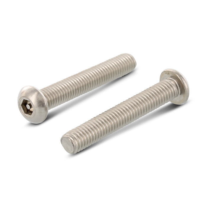 Surub siguranta cap bombat imbus hexagonal + pin - M8 x 16 HEX - PIN 5 mm - 100 buc.