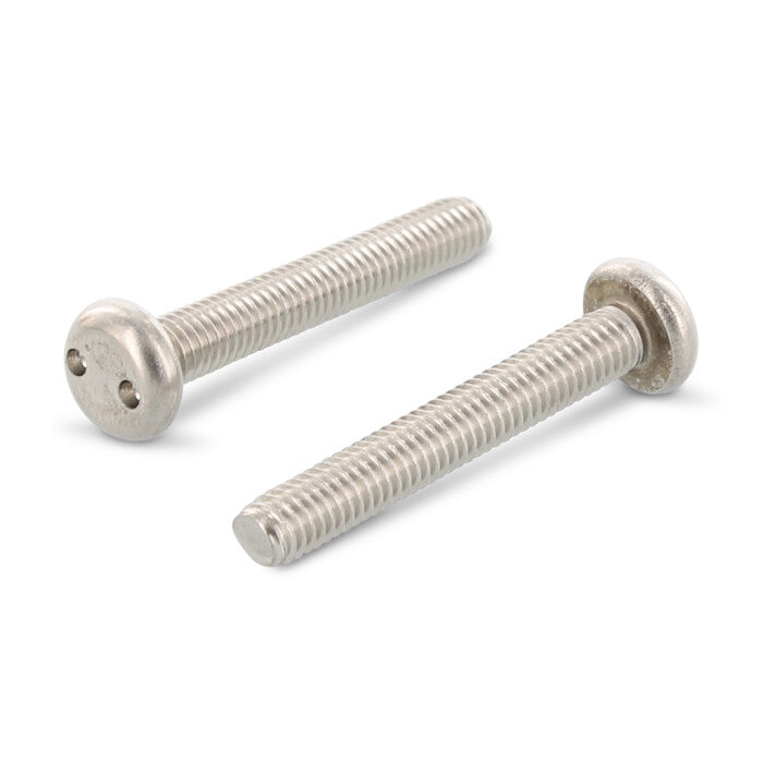 Surub siguranta antifurt cu 2 gauri cap plat - M5 x 10 SP10 - 100 buc.
