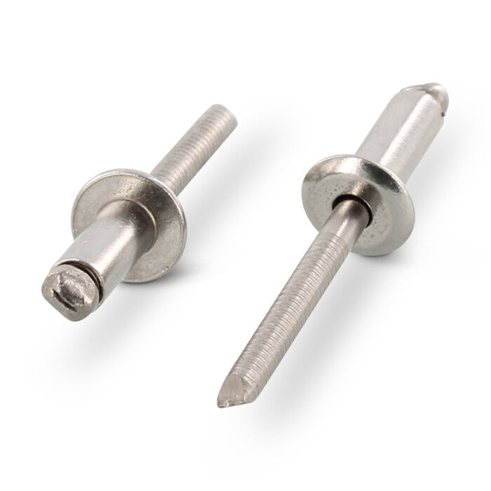 ISO 15983 - Nituri pop cu cap plat si tija canelata - 4,8 x 30 mm - 250 buc.