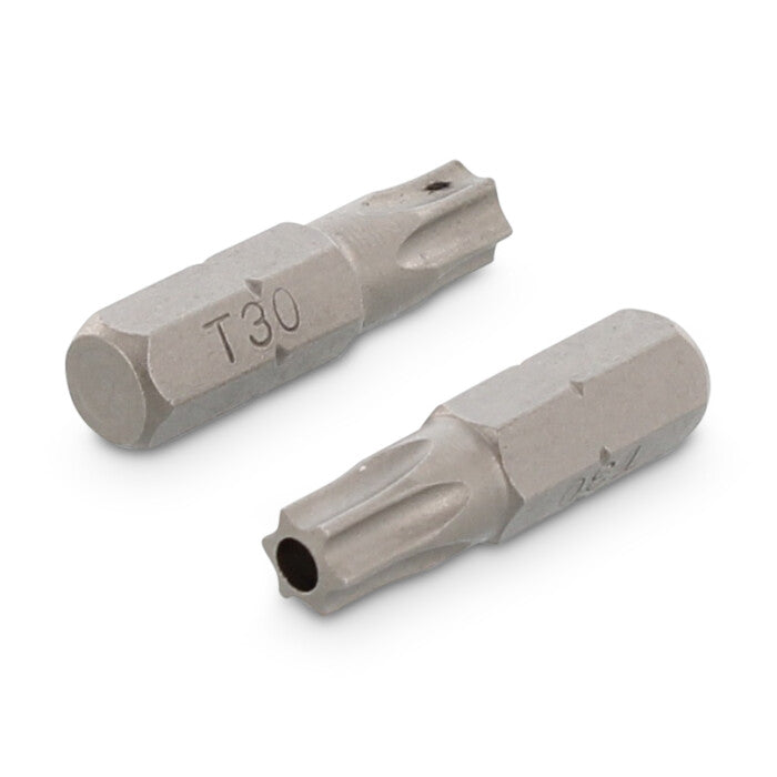 Bit siguranta pentru surub cap stea - 1/4" x 25 TX - PIN 20 mm