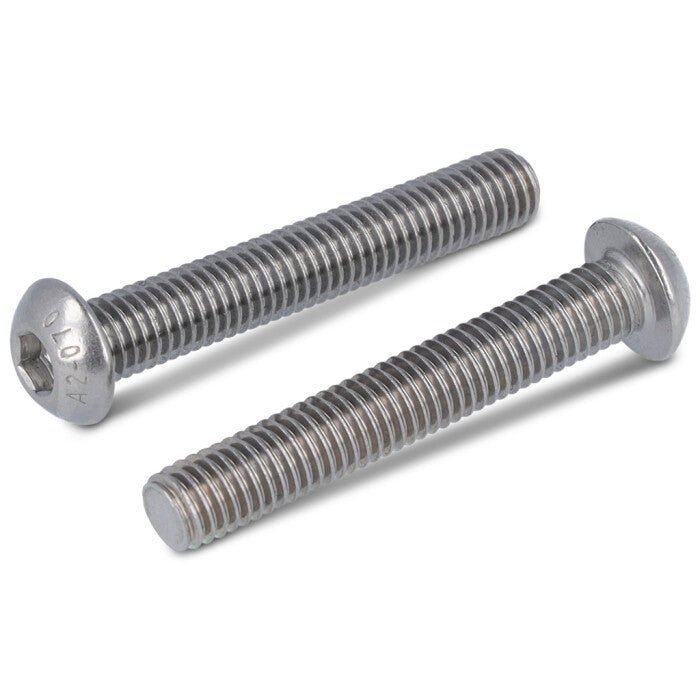 ISO 7380 - Surub cap bombat cu hexagon imbus - M10 x 55/55 mm - 50 buc.