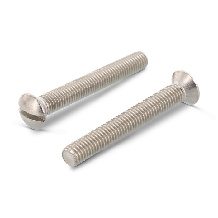 DIN 964 - Surub cap inecat ridicat crestat filet complet - M6 x 12 mm - 500 buc.