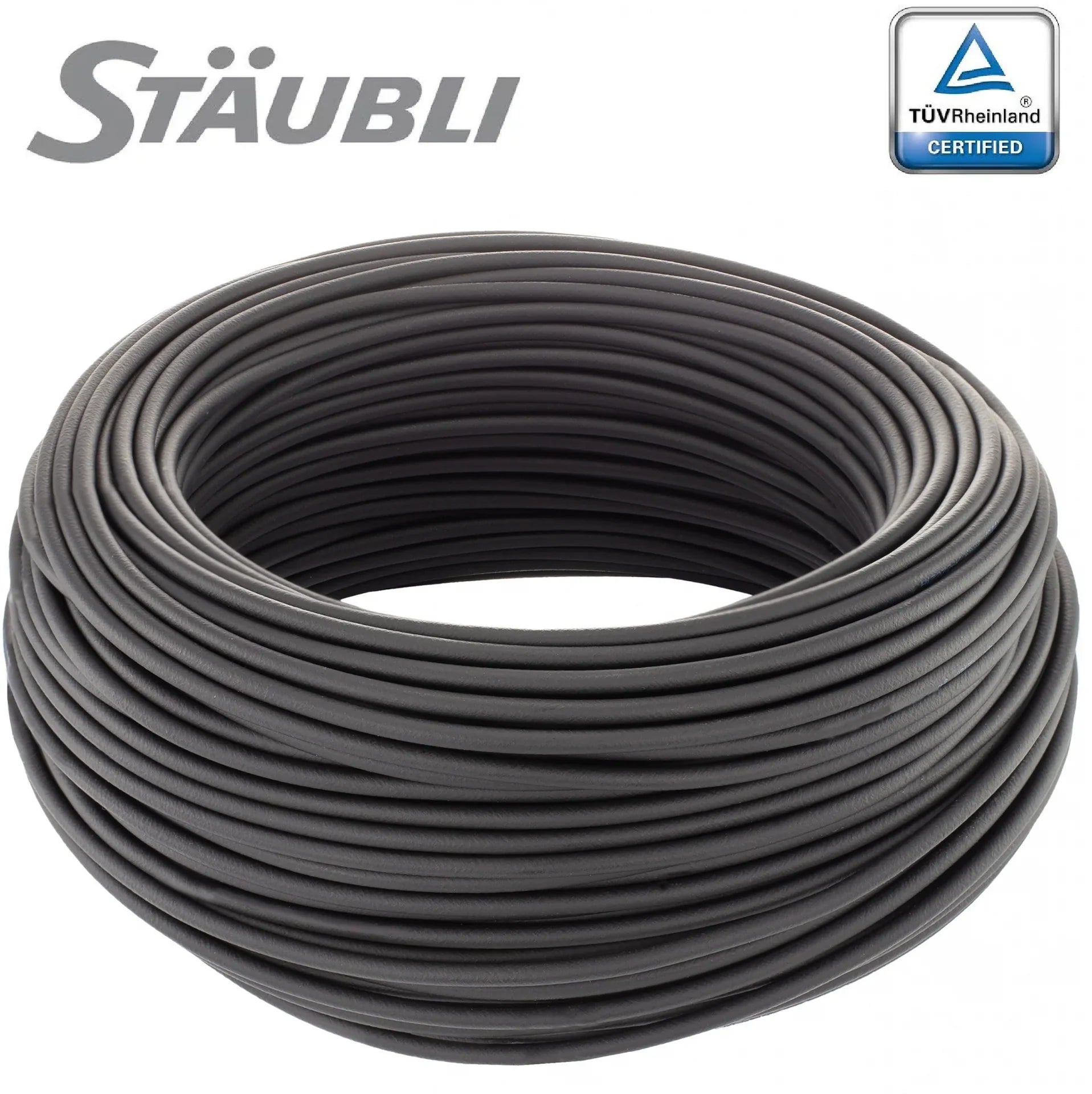 500m - Cablu 1m pentru panou solar fotovoltaic 4 6 mm TÜV CE Stäubli Flex Sol Evo TX - Rolă 500m.