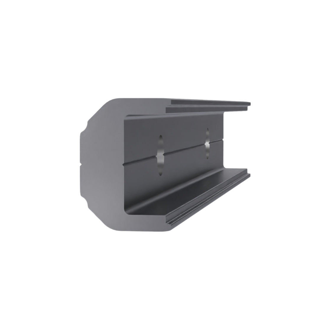 Conector prindere profil tip C lateral, 140x22x15,4mm, aluminiu