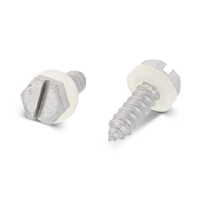 DIN 7976 - Surub autofiletant cap hexagonal cu slot saiba poliamida - C 4,2 x 19 SZ, polyamide-washer 10 mm - 500 buc.