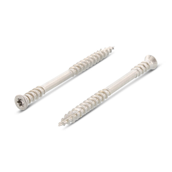 Surub lemn dulgherie terasa deck cap inecat cu nervuri TBS-Drill - 5,3 x 70 TX 20 - 100 buc.