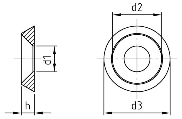 Saiba concava cupa intreaga - M4 - 200 buc.
