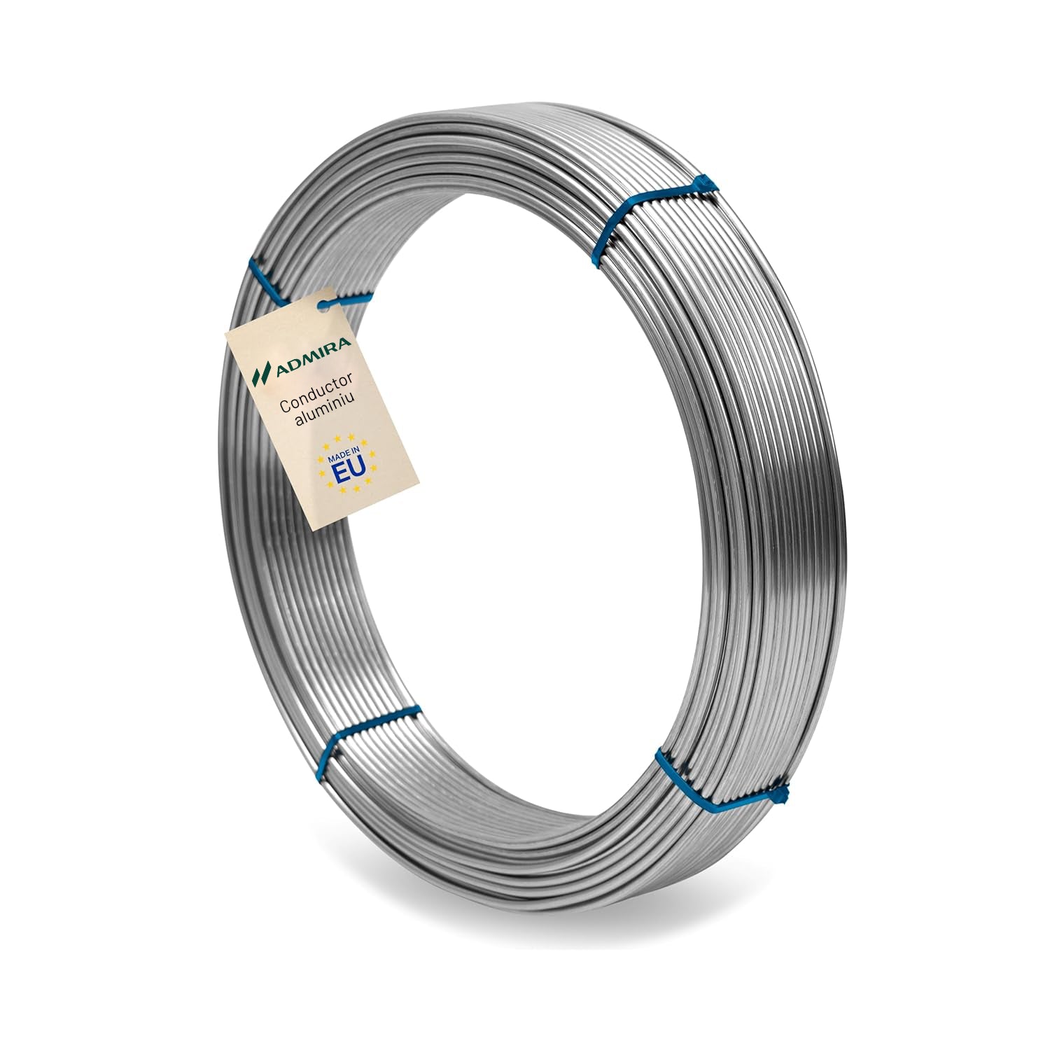 Conductor rotund de aluminiu pentru coborare 8/10 mm