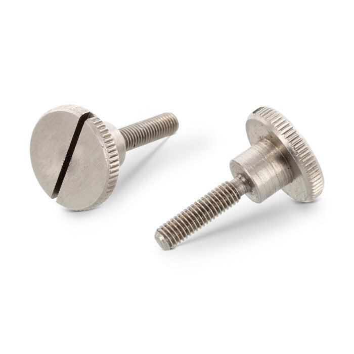 DIN 465 - Surub de reglare cu cap striat crestat filet complet forma ridicata - M4 x 5 mm - 50 buc.