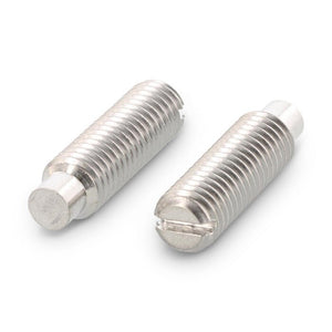 DIN 417 - Stift filetat cu crestatura varf cilindric - M 6 x 8 mm - 100 buc. - Admira Distribution