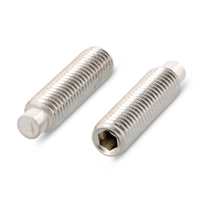 DIN 915 / ISO 4028 - Stift filetat cu locas hexagonal varf cilindric - M 8 x 12 mm - 200 buc. - Admira Distribution