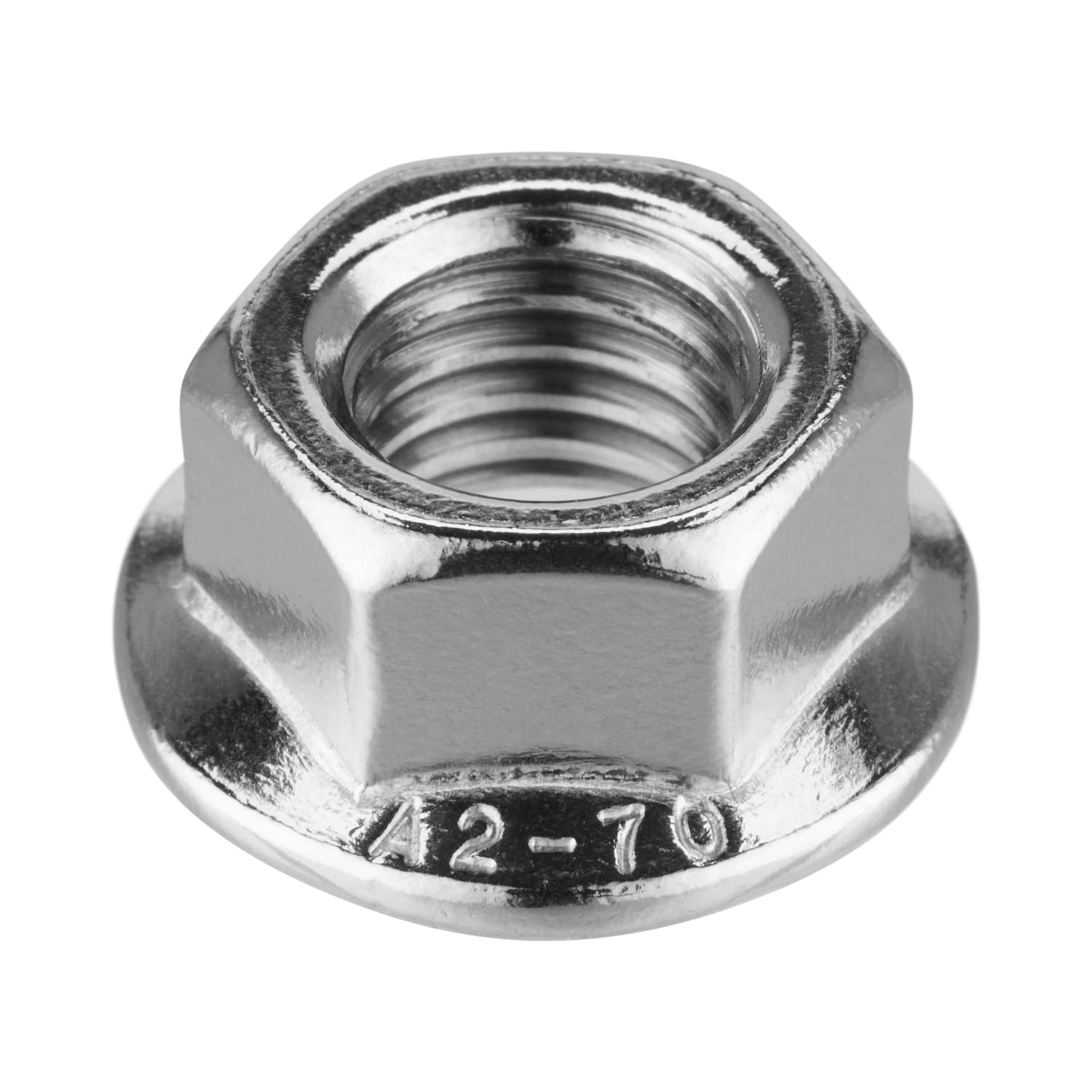 Piuliță autoblocantă hexagonală cu flansă DIN6923