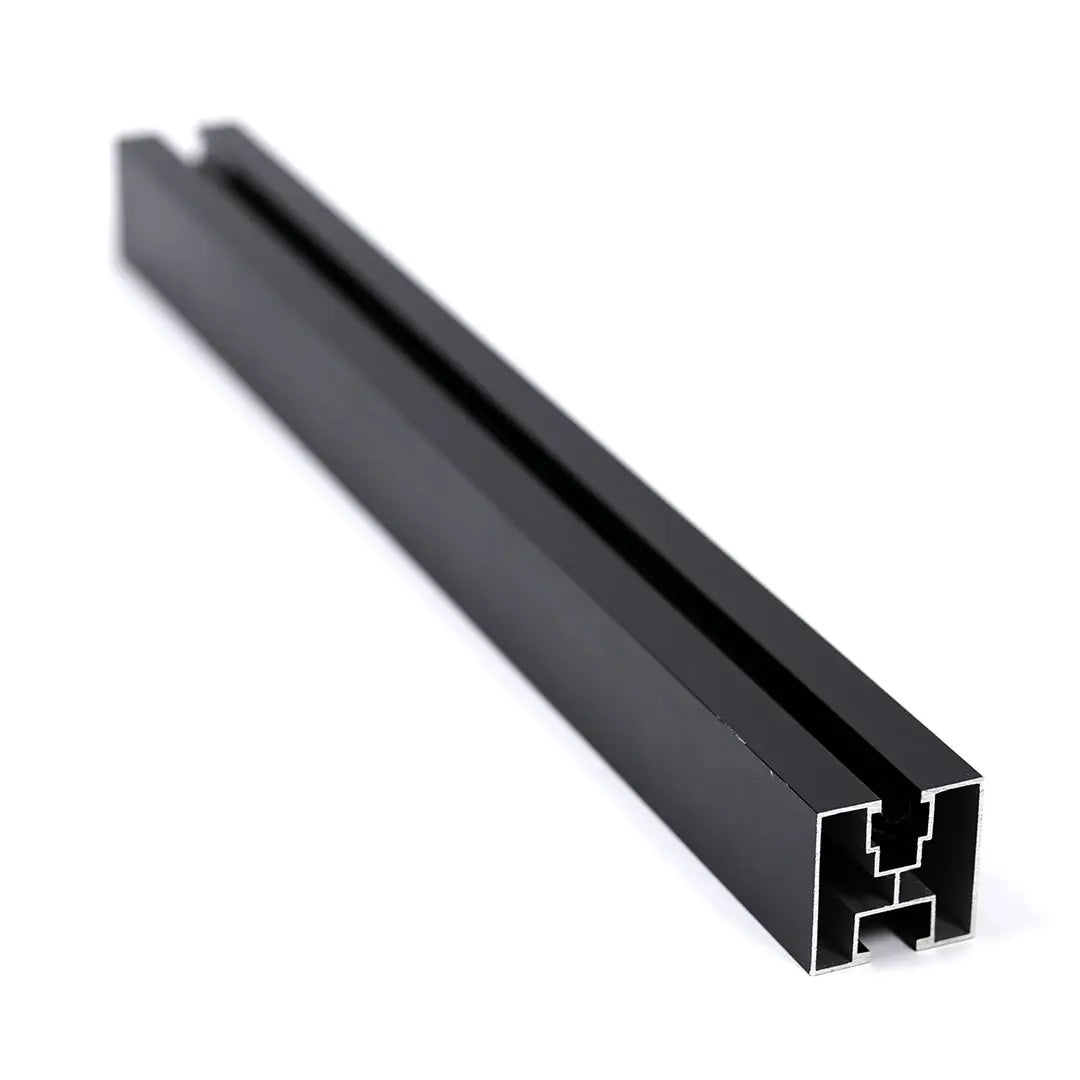 Profil aluminiu anodizat tip H 40x40 mm pentru suport panou solar fotovoltaic