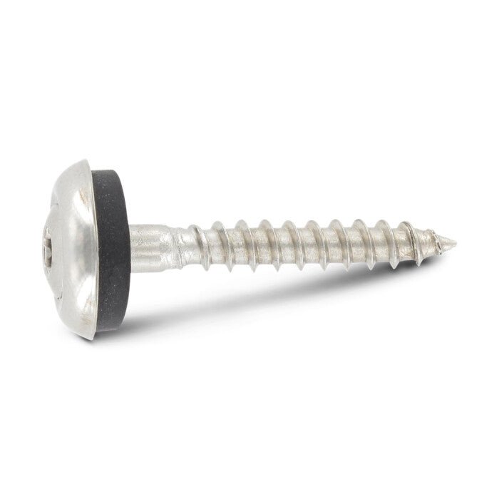 Surub lemn dulgherie cap inecat saiba EPDM 15 mm separata - 4,5 x 35 mm - 100 buc. - Admira Distribution